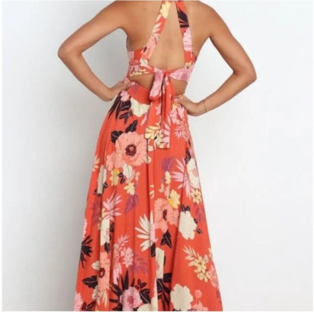 Petal and Pup Maxi Dress - Newell Dress in Rust, Size 2
